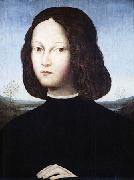 Piero di Cosimo Retrato de um menino oil painting on canvas